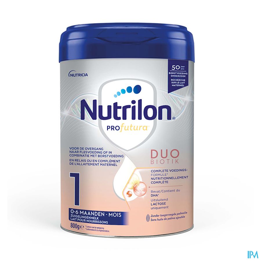 Nutrilon Profutura 1 composition unique DUOBIOTIK Lait nourrissons bébé 0 à 6 mois poudre 800g