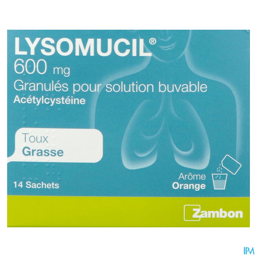 Lysomucil 600 Gran Sach 14 X 600mg