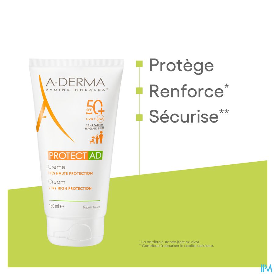 A-DERMA - A-DERMA PROTECT AD CREME SOLAIRE SPF50+ - A-DERMA PROTECT