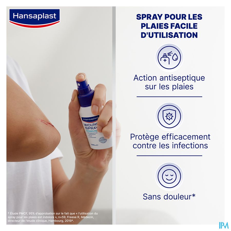 Hansaplast Spray Plaies 100ml