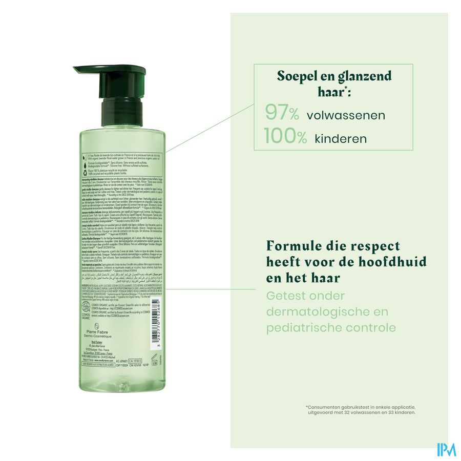 René Furterer  - NATURIA Shampooing micellaire douceur - Shampoing ultra doux sans sulfates pour tous types de cheveux