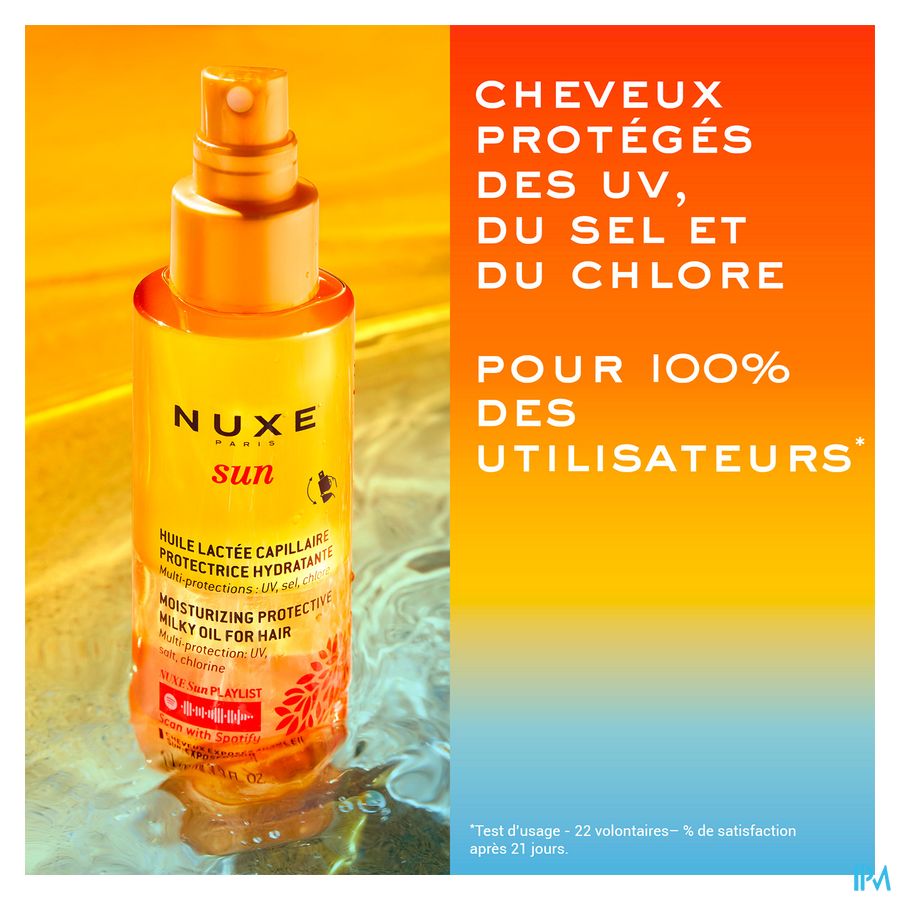 Nuxe Sun Huile Lacte Capil. Prot.hydra Fl 100ml Nf