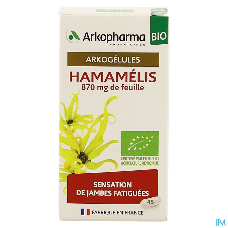 Arkogelules Hamamelis Bio Caps 45 Nf