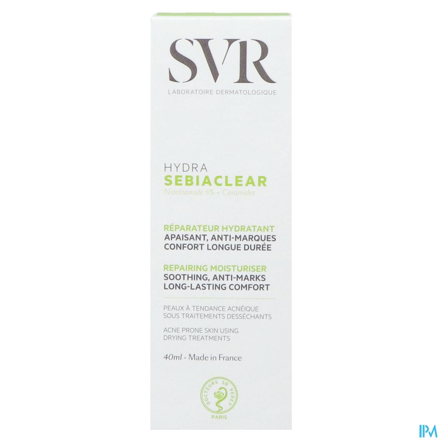 Svr Sebiaclear Creme Hydra Tube 40ml Nf
