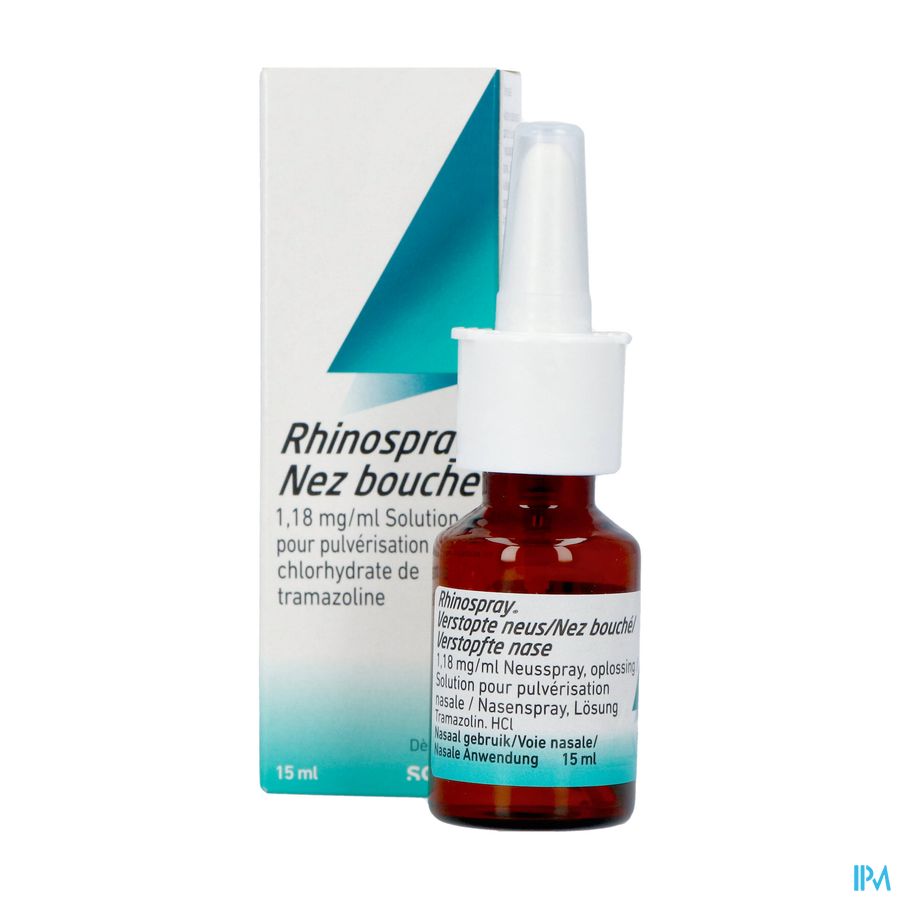 Rhinospray Nez Bouche 1,18mg/ml Spr Nasal Sol 15ml