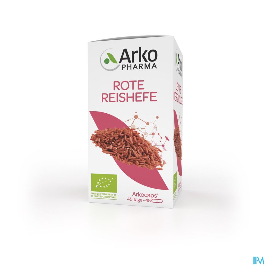 Arkogelules Levure Riz Rouge Bio Caps 45 Nf
