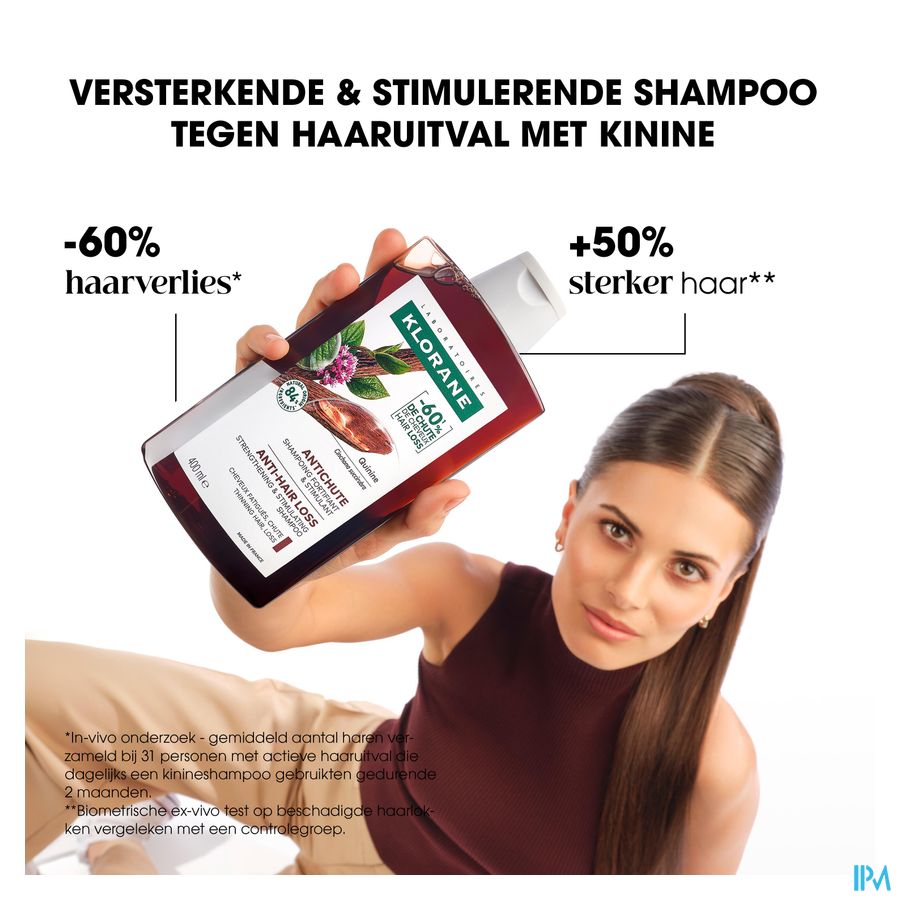Klorane Quinine Shampooing antichute fortifiant et revitalisant
