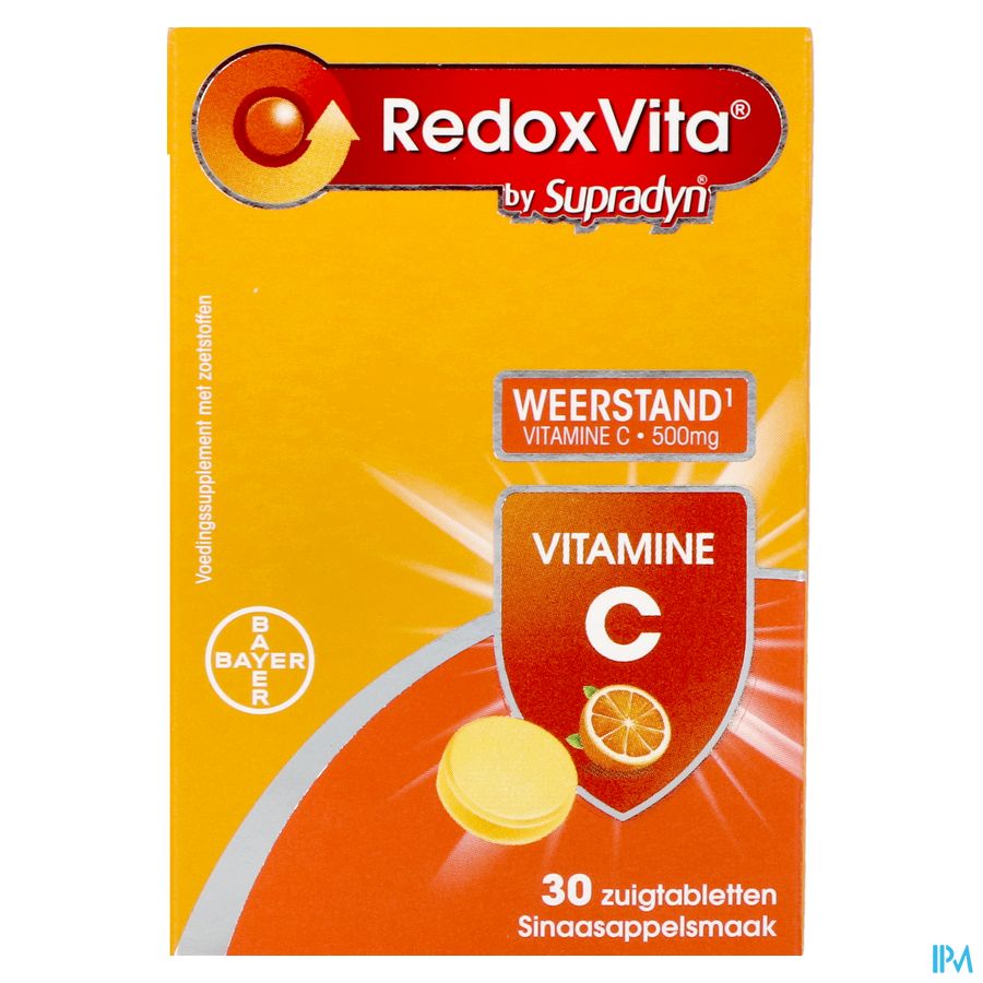 Redoxvita 500mg Orange Comp A Sucer 30