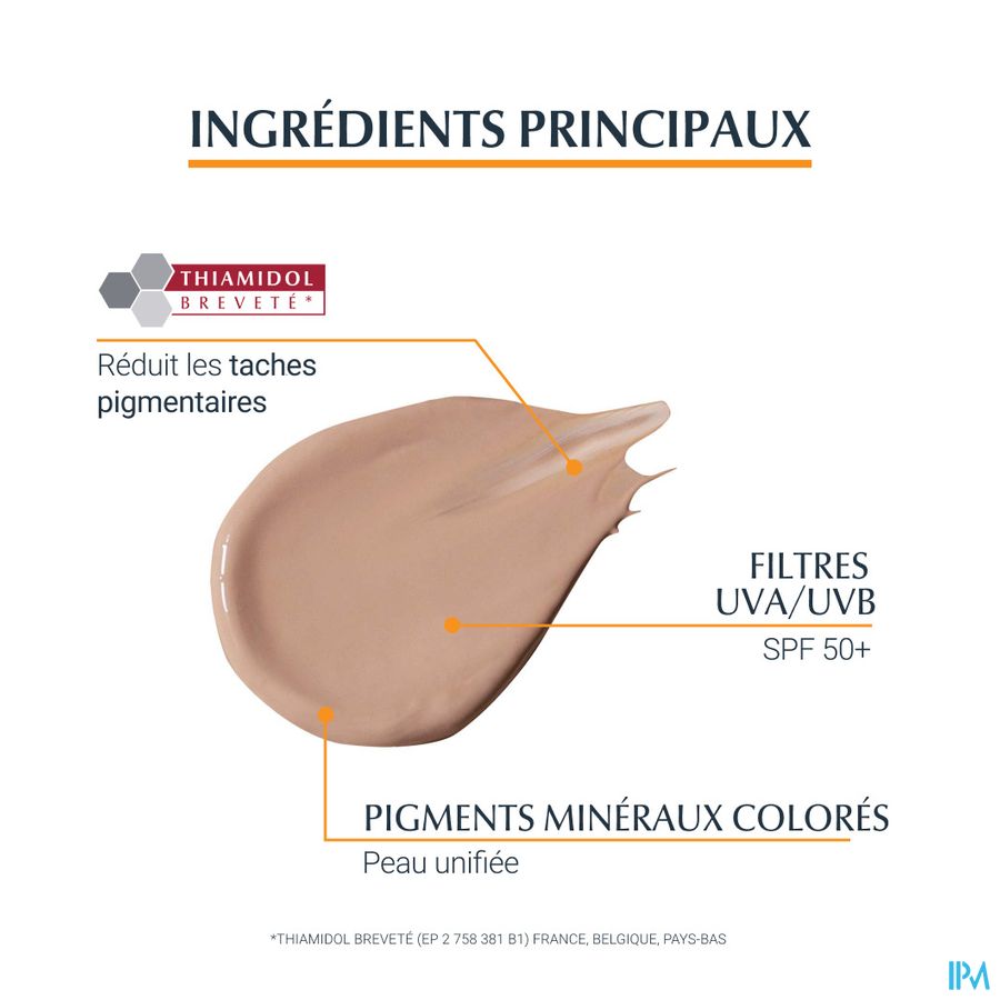 Sun Pigment Control Tinted SPF 50+ Gel-Crème Teinté Medium Hyperpigmentation avec pompe 50ml