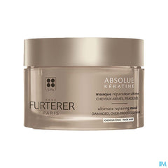 René Furterer Masque réparateur ultime - Cheveux épais - Masque à la Kératine pour cheveux abimés - ABSOLUE KERATINE