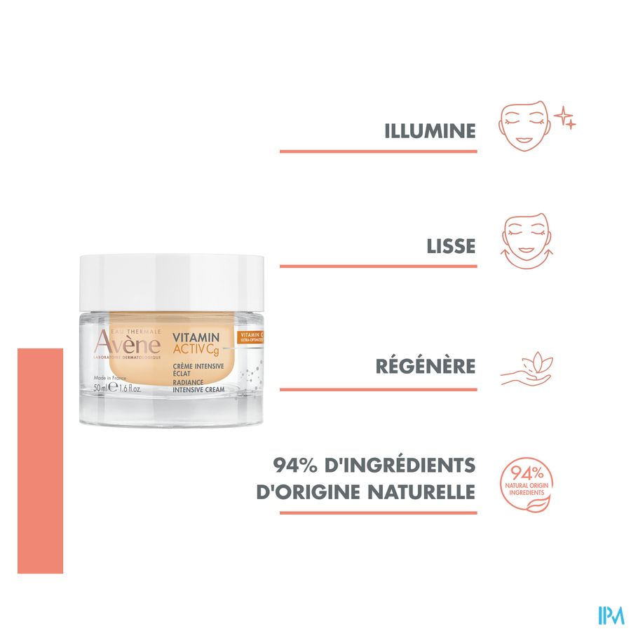 Eau Thermale Avène Crème intensive éclat VITAMIN ACTIV Cg