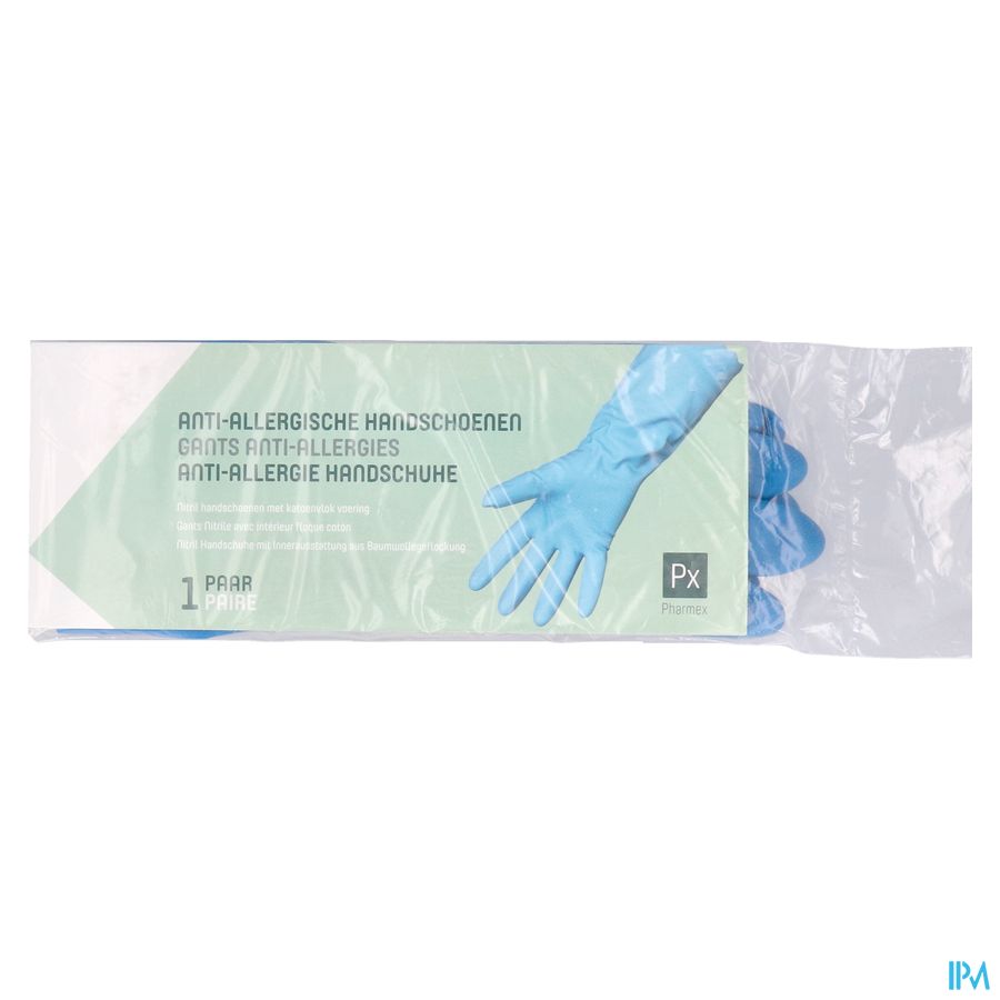 Pharmex Gant A/allergie Nitrile S