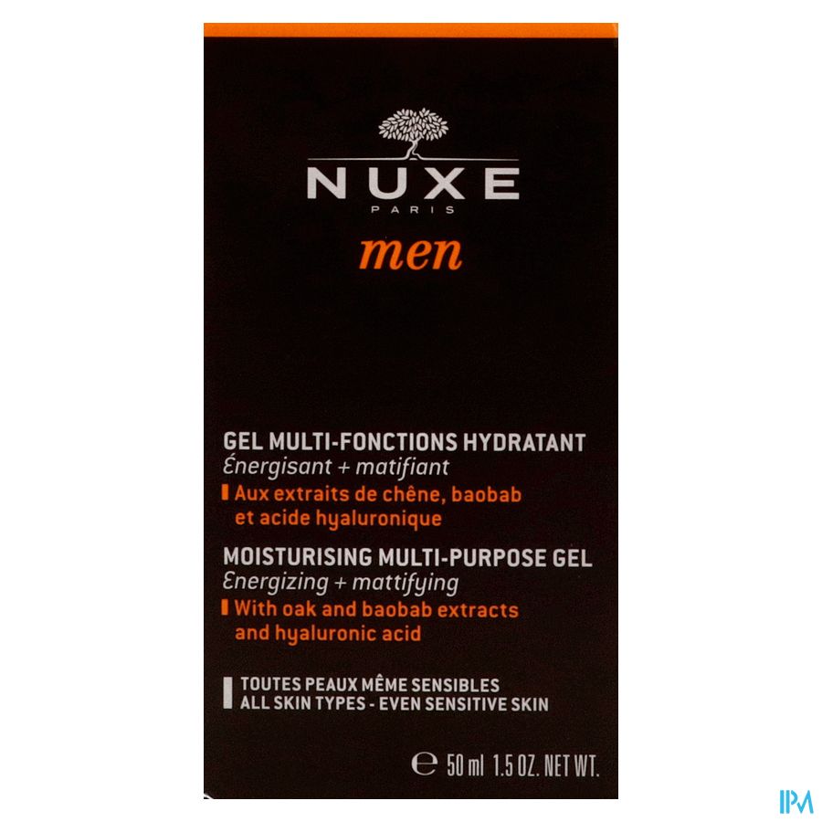 Nuxe Men Gel Hydratant Multi Fonct. Fl Pompe 50ml