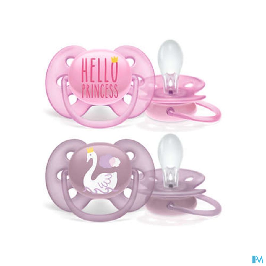 Philips Avent Sucette 6m+ Soft Girl