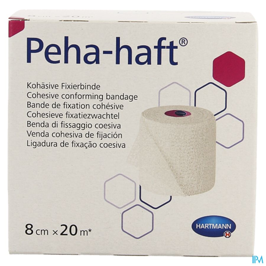 Peha-haft Latexfree 8cmx20m 1 P/s
