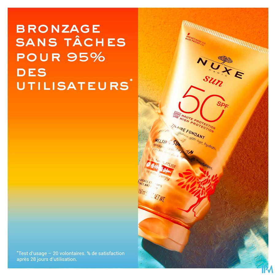 Nuxe Sun Lait Fondant Haute Protection Ip50 150ml