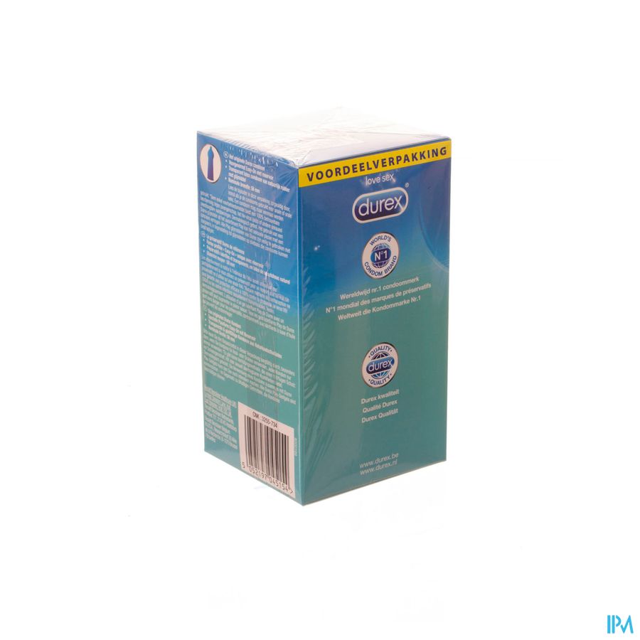 Durex Classic Natural Preservatifs 20