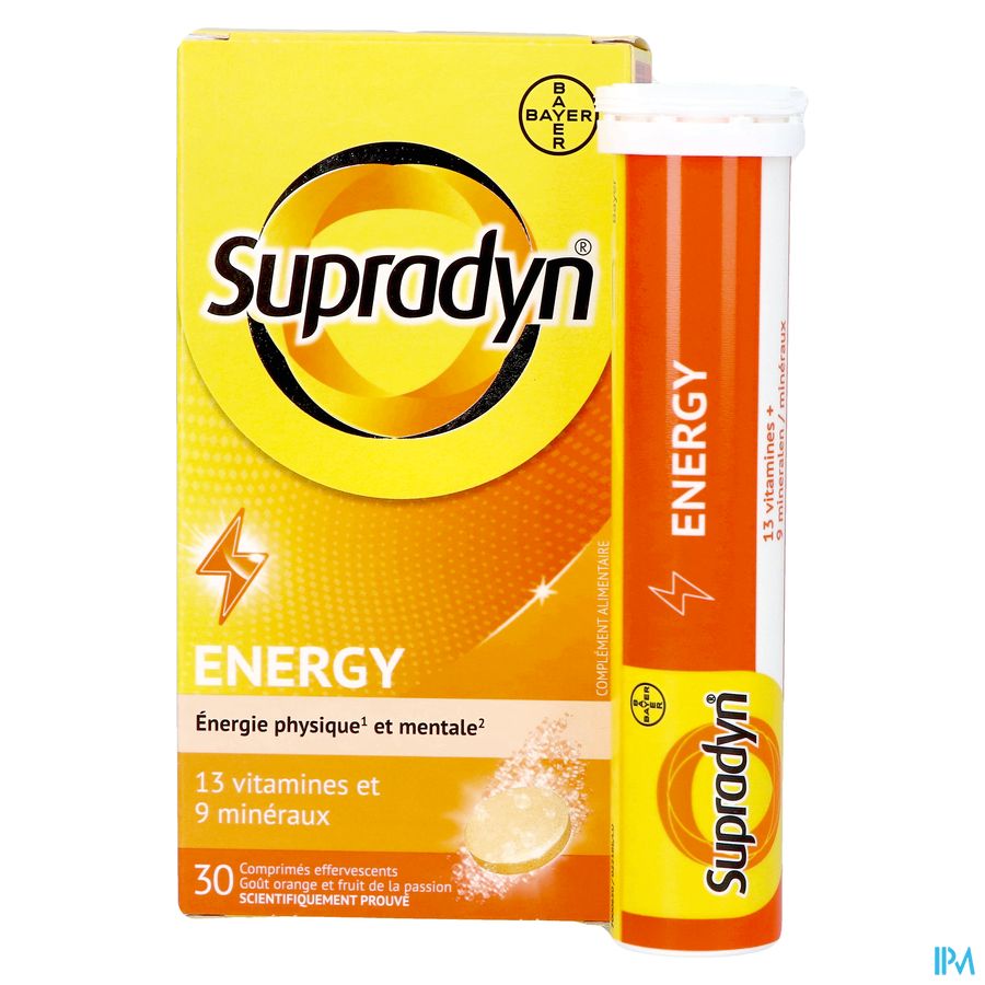 Supradyn Energy Comp Efferv. 30 Nf Rempl.3150257