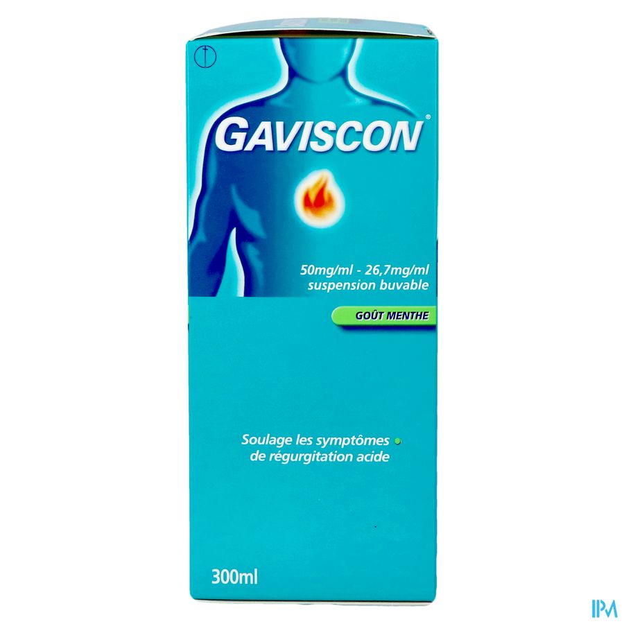 Gaviscon Menthe Munt Susp Buv 300ml