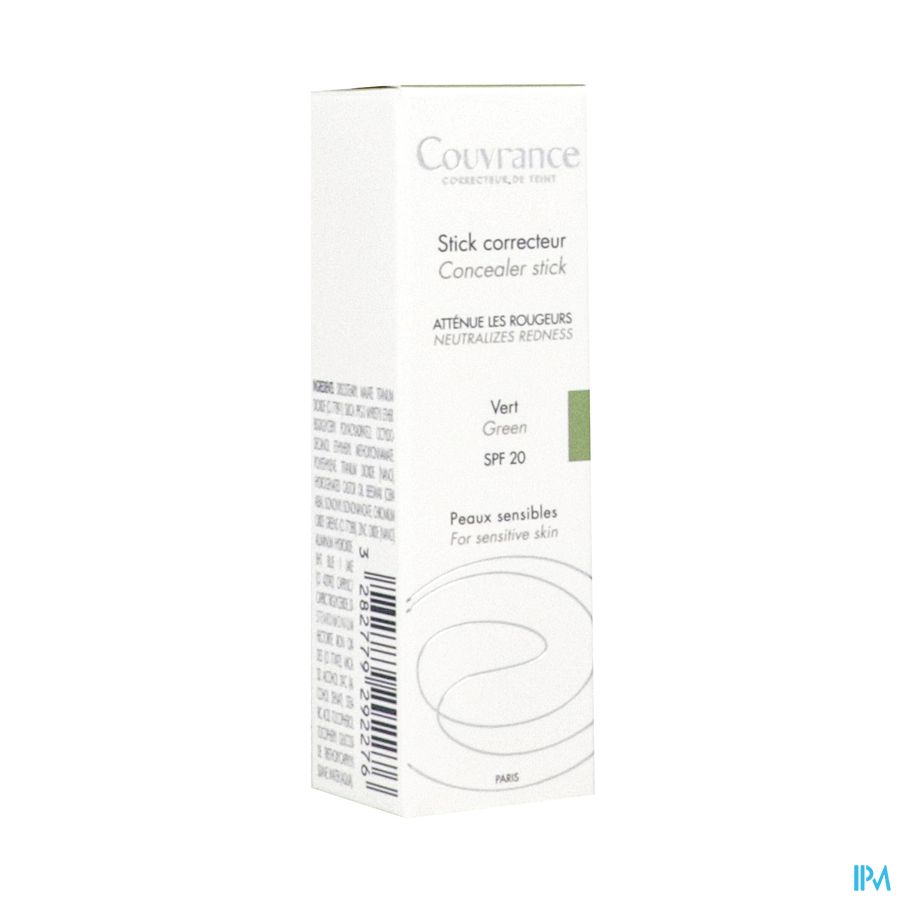 Eau Thermale Avène COUVRANCE Stick Correcteur vert