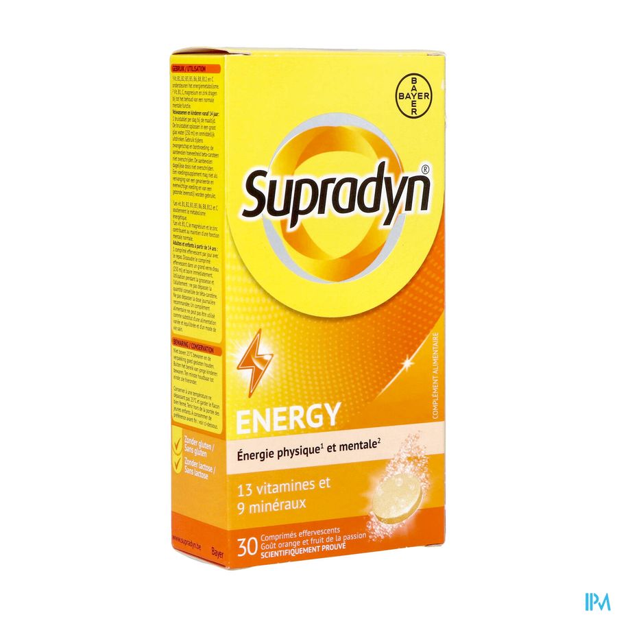 Supradyn Energy Comp Efferv. 30 Nf Rempl.3150257