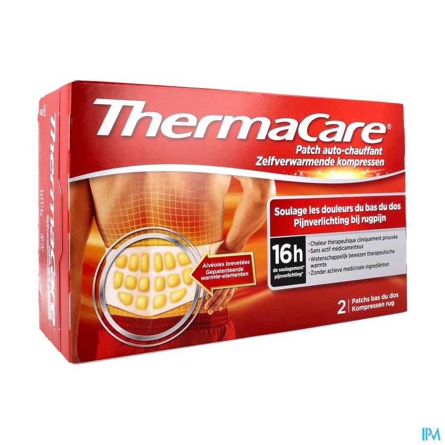 Thermacare Patch Auto-chauffant Douleurs Dos & muscles 2 pièces