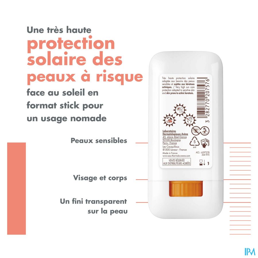 Eau Thermale Avène - SunsiStick KA SPF50+ Soins solaires ORANGE