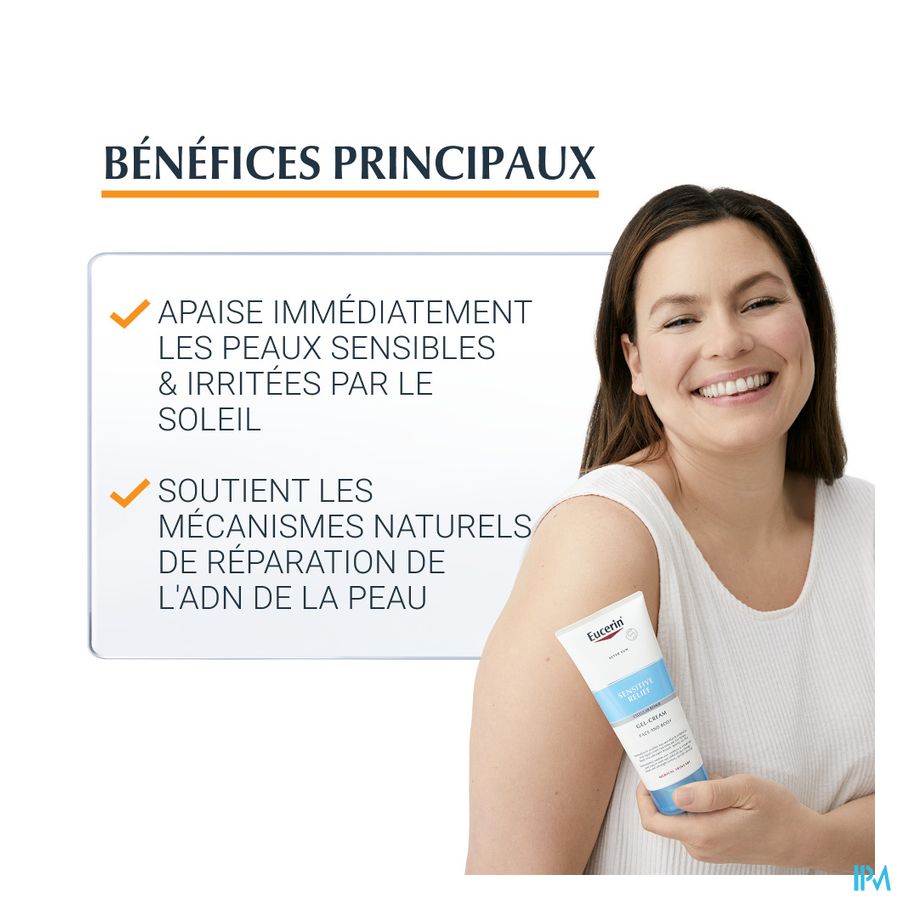 Après-Soleil Sensitive Relief Gel-Crème Visage et Corps Tube 200ml