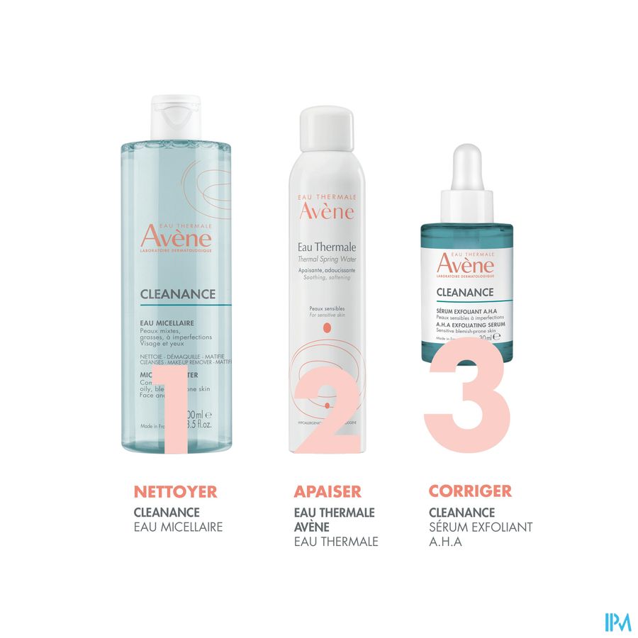 Eau Thermale Avène CLEANANCE Sérum exfoliant A.H.A - Anti-imperfections, anti-marques pour les peaux sensibles à imperfections