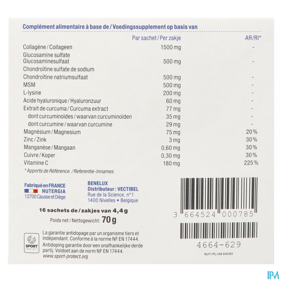 Ergycartil Fort Sach 16