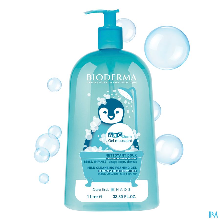 Bioderma AbcDerm Gel Moussant 1l