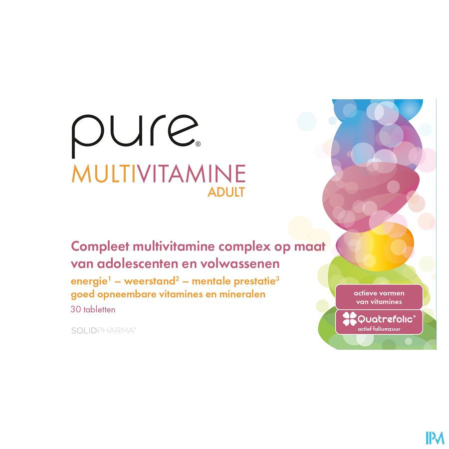 Pure Multivitamine Adult Comp 30