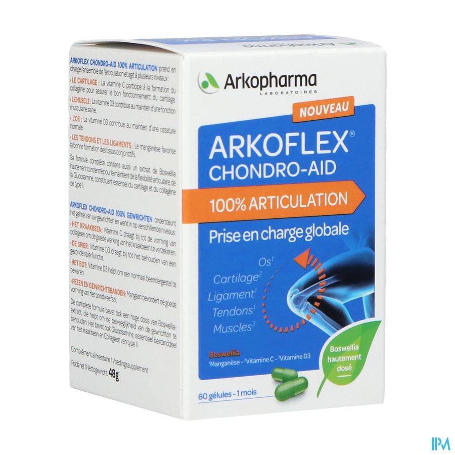 Arkoflex Chondro-aid 100% Articulations Caps 60