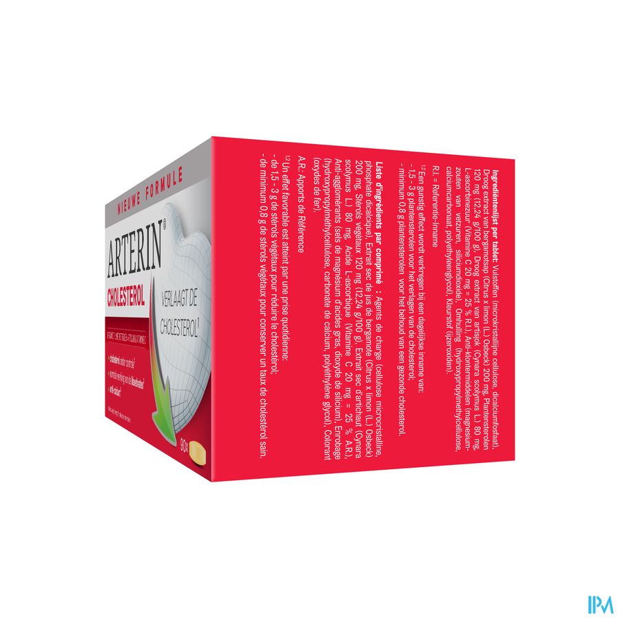 Arterin® Cholestérol 90 Cmp Sans Levure Rouge De Riz/Statines & Bonne Tolérance