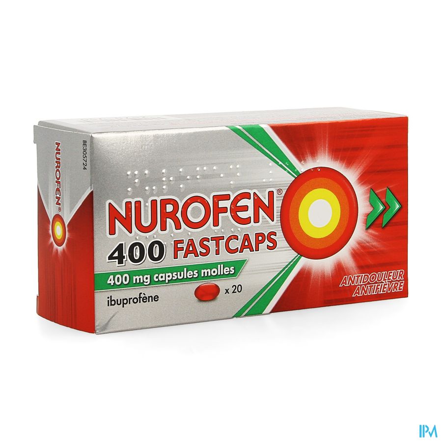 Nurofen 400 Fastcaps Caps 20x400mg