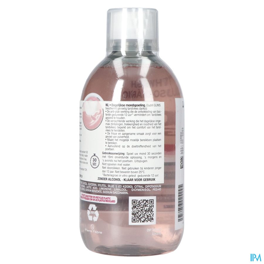 Eludril Gums — Bain de bouche quotidien soin gencives sensibles