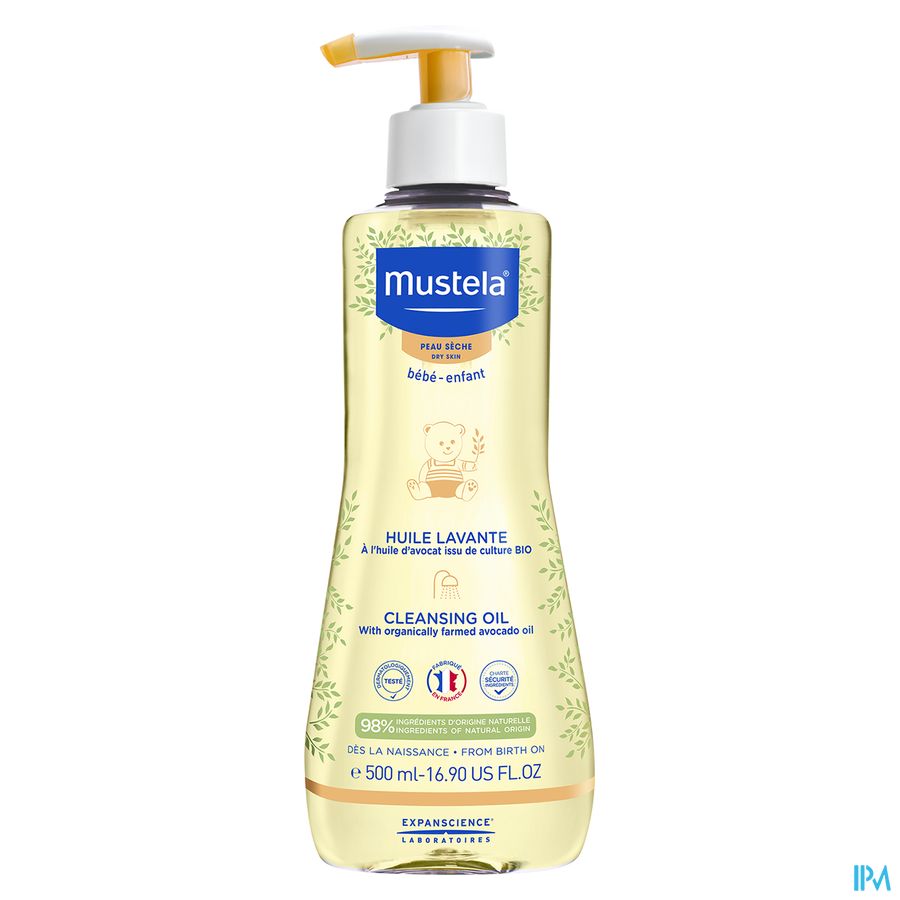 Mustela huile lavante - peau sèche 500 ml