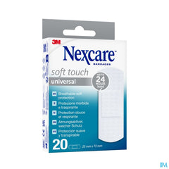 Nexcare 3m Soft Touch Universal 25mmx72mm Strips20