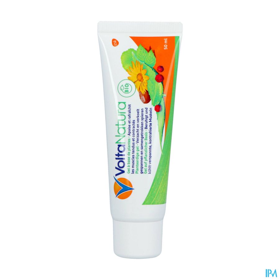 VoltaNatura Gel, à base de plantes BIO (Aloe Vera & Arnica), apaise les tensions musculaires, 50 ml