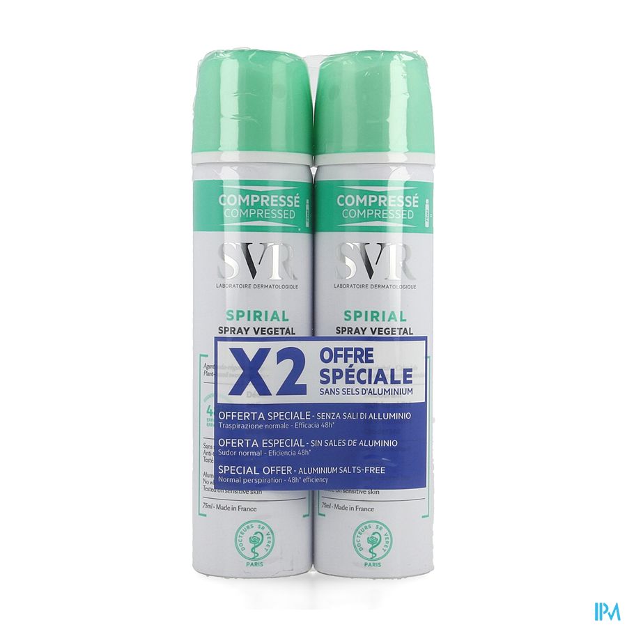Svr Spirial Spray Vegetal Duo 2x75ml