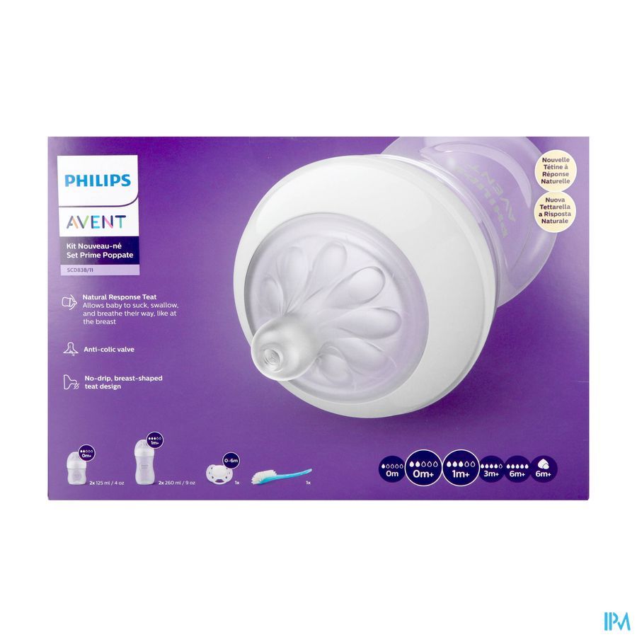 Philips Avent Natural 3.0 Kit Nouveau-ne Biberon 4