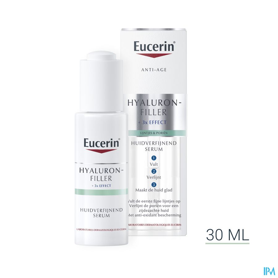 Hyaluron-Filler + 3x Effect Sérum Perfecteur de Peau Anti-Âge Rides Ridules & Pores avec pipette 30ml