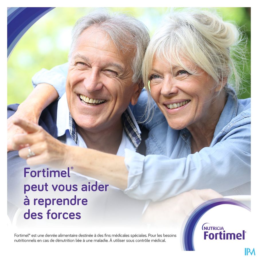 Fortimel Compact Protein 2.4kcal Saveur Vanille Complément Nutritionnel Dénutrition Bouteilles 4x125 ml