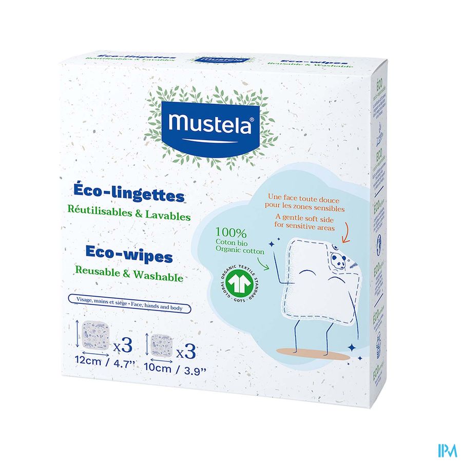 Mustela mes eco lingettes 6 pcs