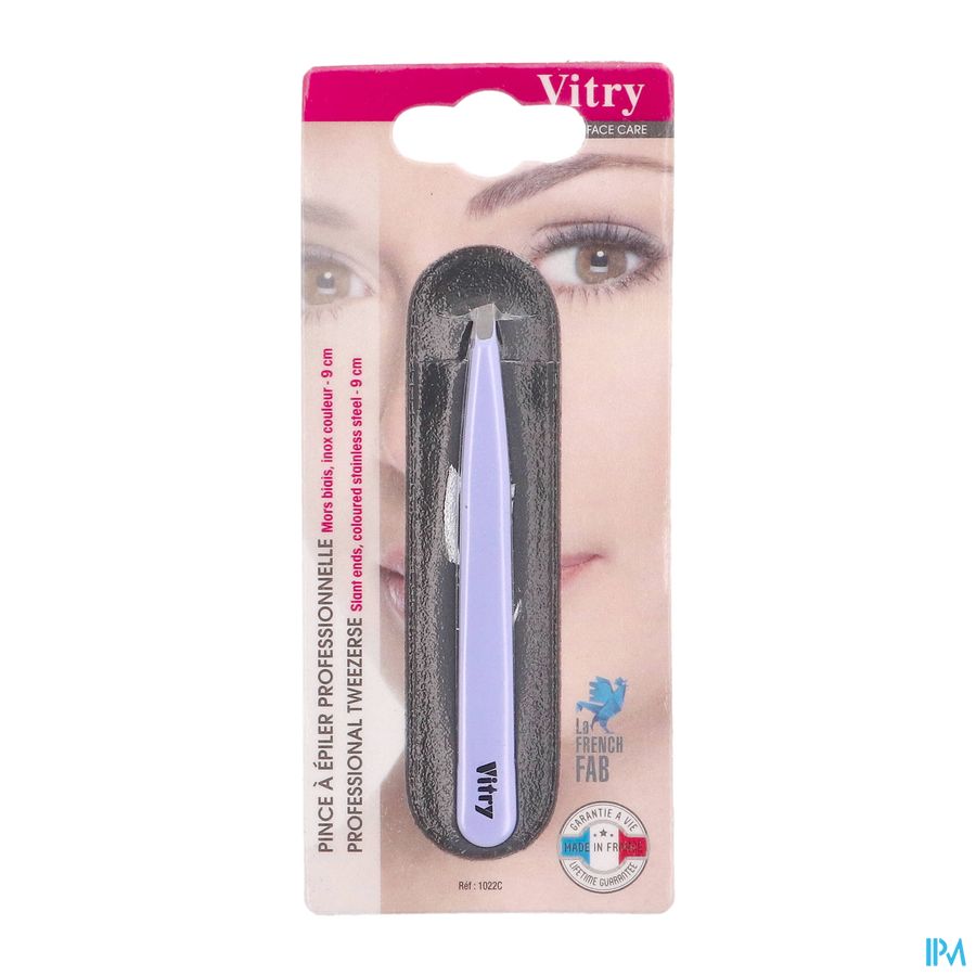 PINCE A EPILER PROF. MB INOX COULEUR