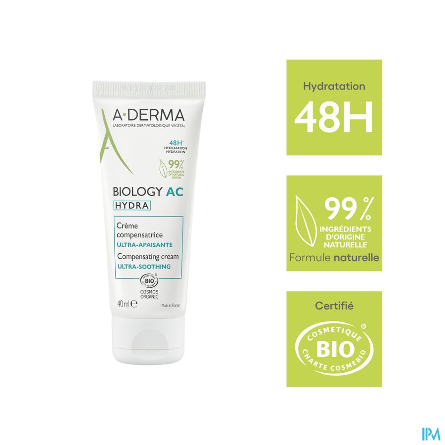 A-DERMA BIOLOGY AC HYDRA  - Effets desséchant traitements irritants contre les boutons et les cicatrices