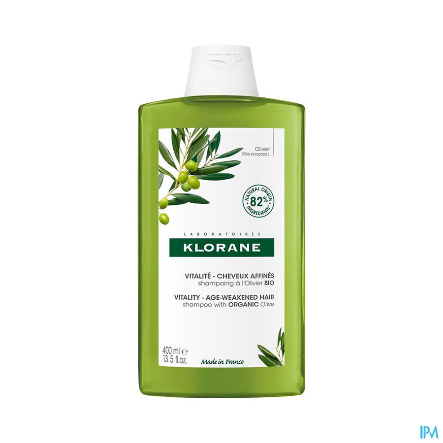 Klorane - Shampoing Vitalité à l'Olivier BIO - Cheveux affinés
