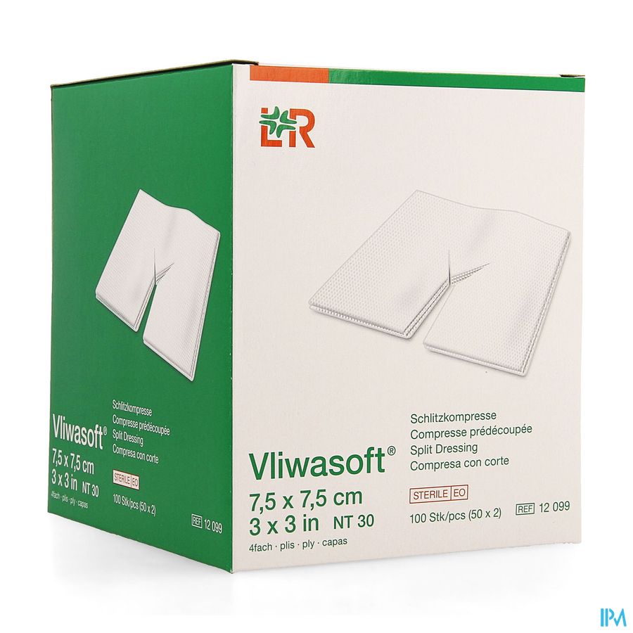 Vliwasoft Cp Ster 4pl + Fente 7,5x7,5cm 2x50 12099