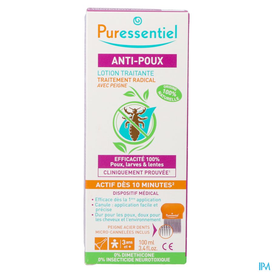 Puressentiel Anti-poux 100ml + Peigne