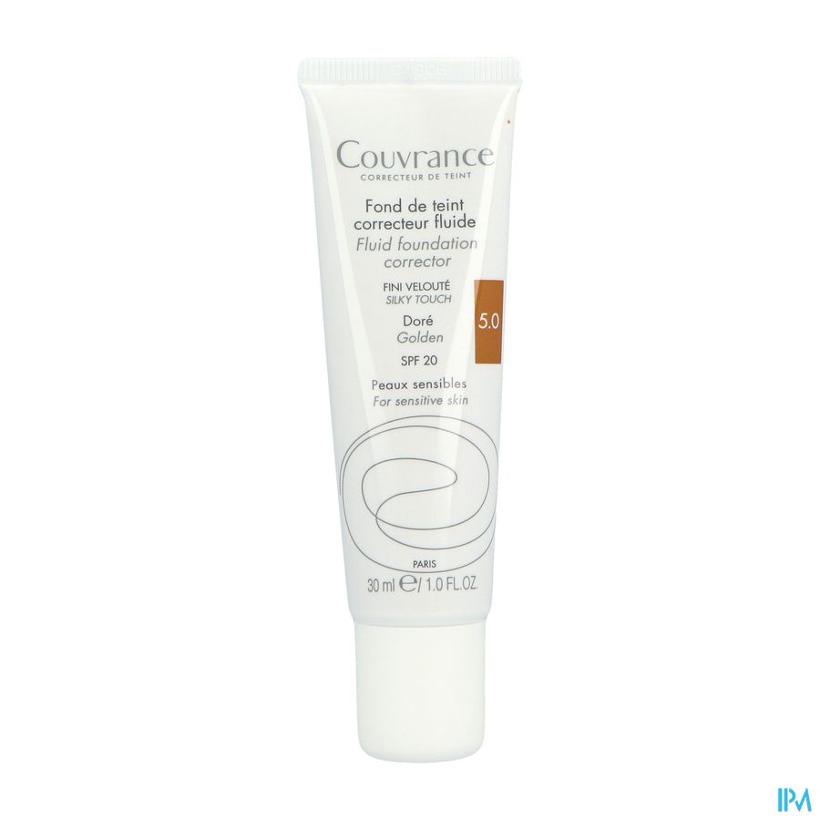 Eau Thermale Avène - Couvrance Fond de teint correcteur fluide Doré